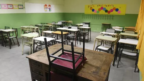 Por primera vez en un inicio del año escolar los estudiantes serán los grandes ausentes en las aulas