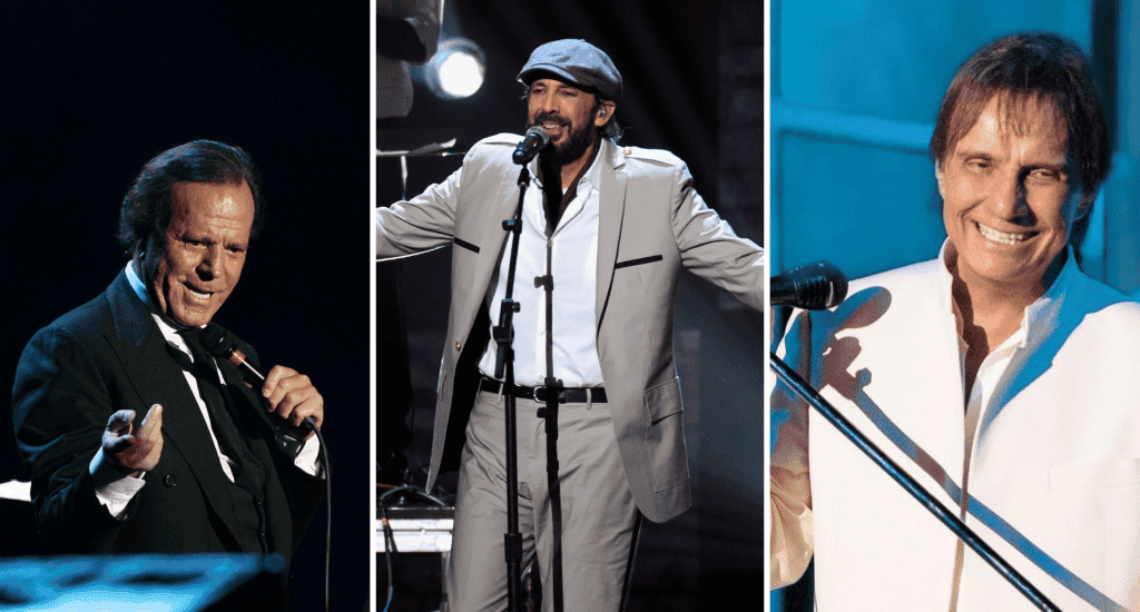 Latin Grammy homenajean a Julio Iglesias, Juan Luis Guerra y Roberto Carlos