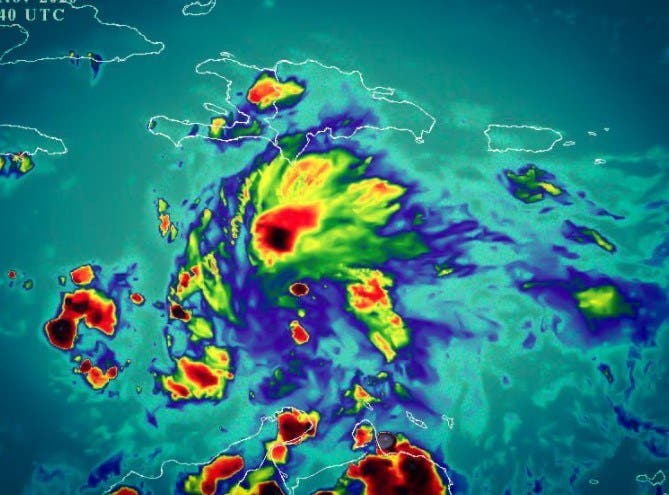 Onda tropical al sur de Haití con 80% de probabilidad convertirse en ciclón