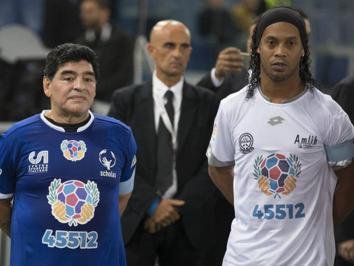 Ronaldinho, Ronaldo y Rivaldo se despiden de Maradona- “Tu legado es eterno»