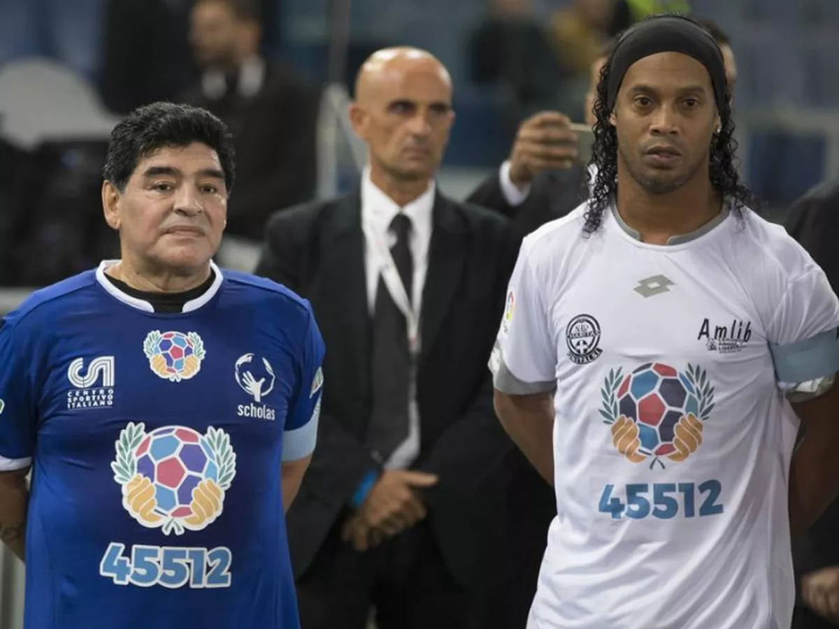 Ronaldinho, Ronaldo y Rivaldo se despiden de Maradona- “Tu legado es eterno