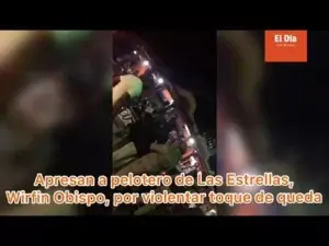 Apresan al pelotero Wirfin Obispo por violentar toque de queda