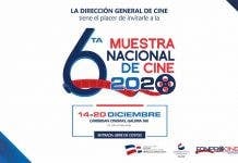 La Dirección General de Cine presentan la “6.ª Muestra Nacional de Cine”