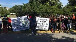 Munícipes de Haina  protestan por fábrica