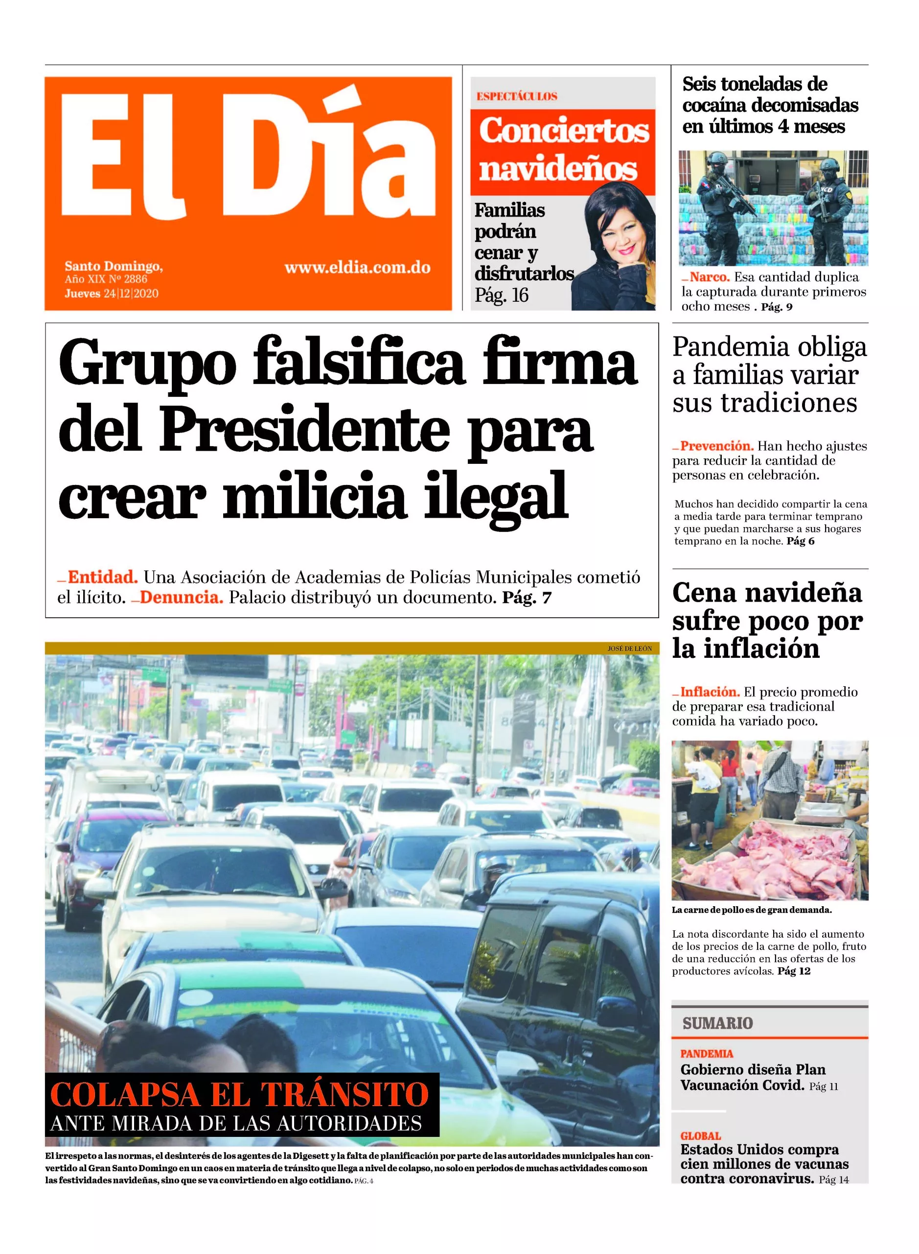 Portada impresa