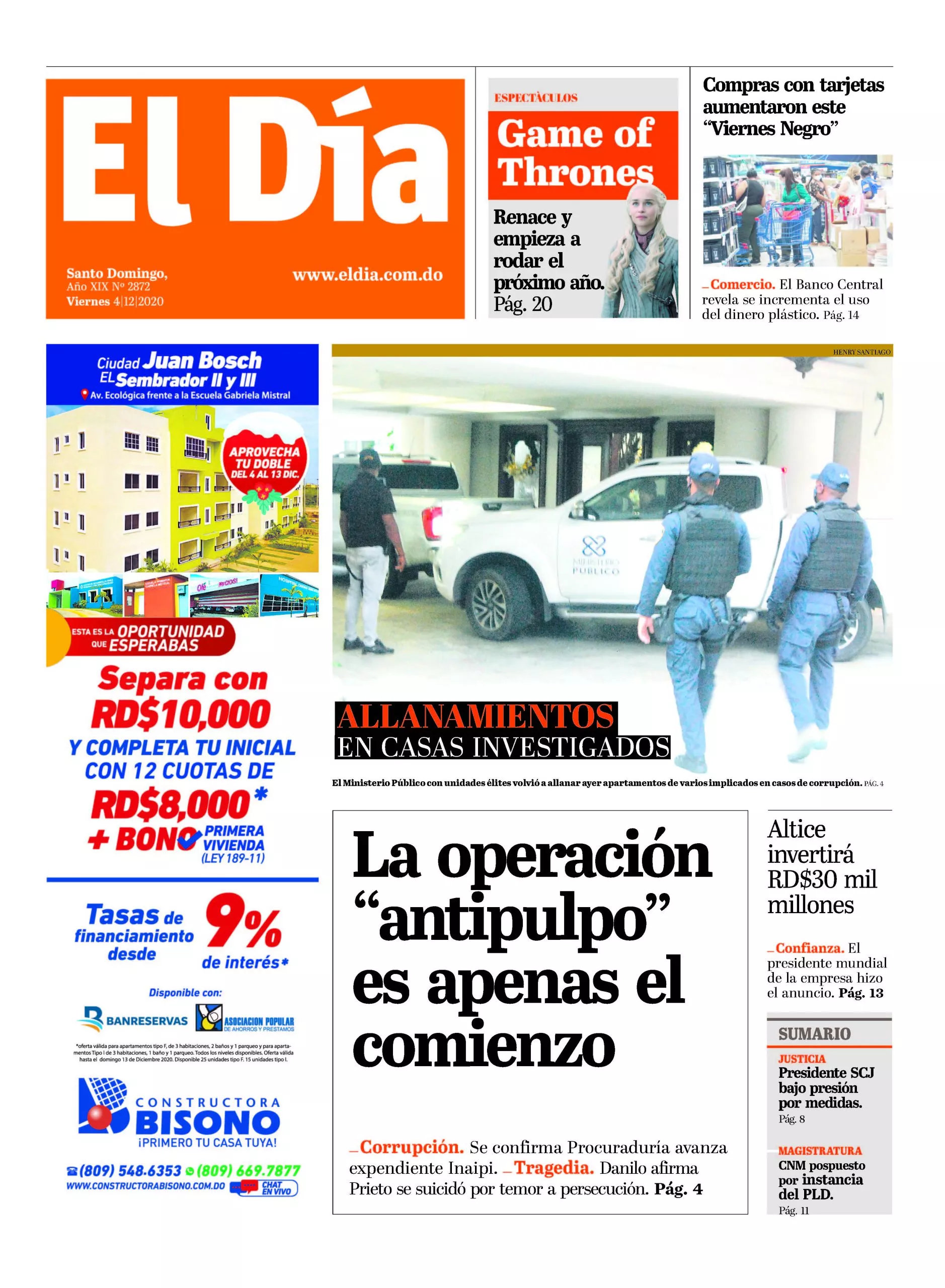 Portada impresa