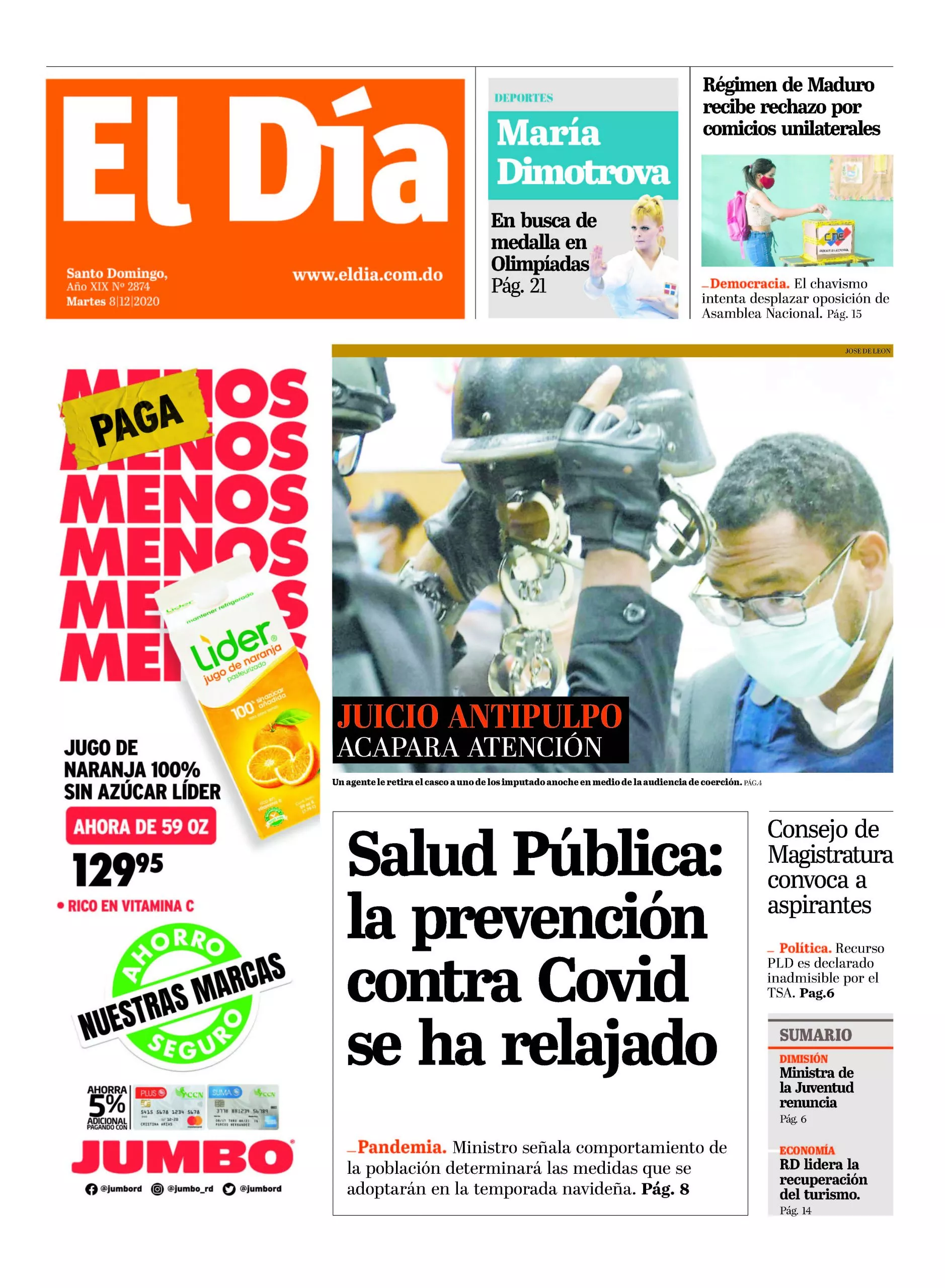Portada impresa
