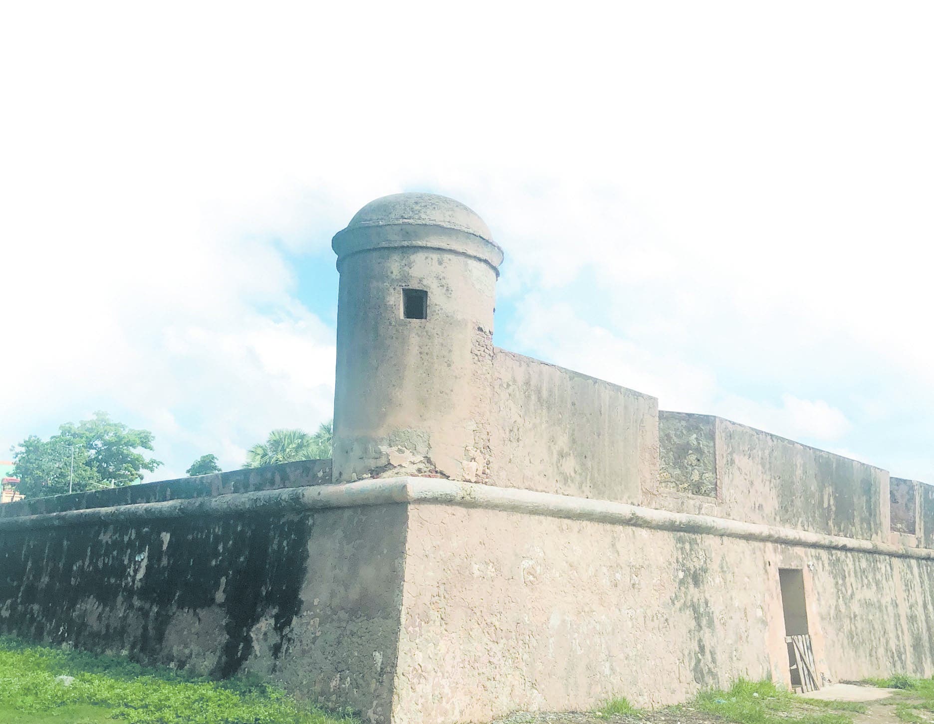 El fuerte San Gil fue construido en la línea de defensa frente al mar