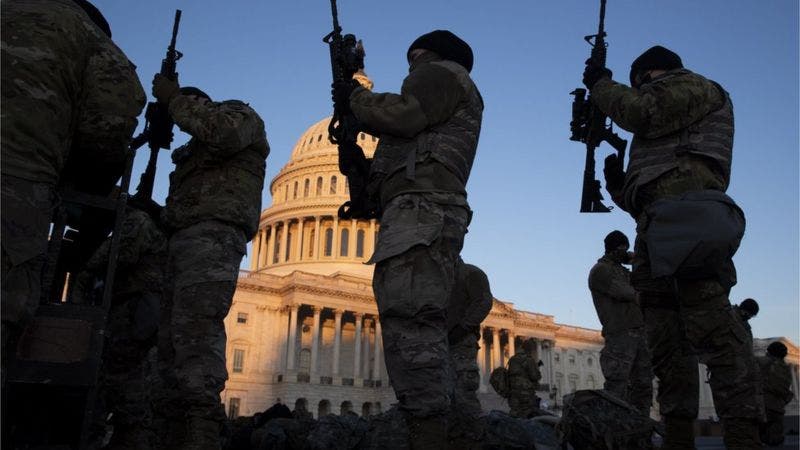 Extenderán presencia de Guardia Nacional en Capitolio