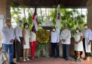 Club Arroyo Hondo rinde homenaje a Juan Pablo Duarte en su natalicio