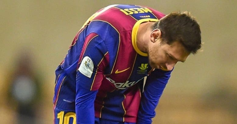 Messi es sancionado por golpear un rival