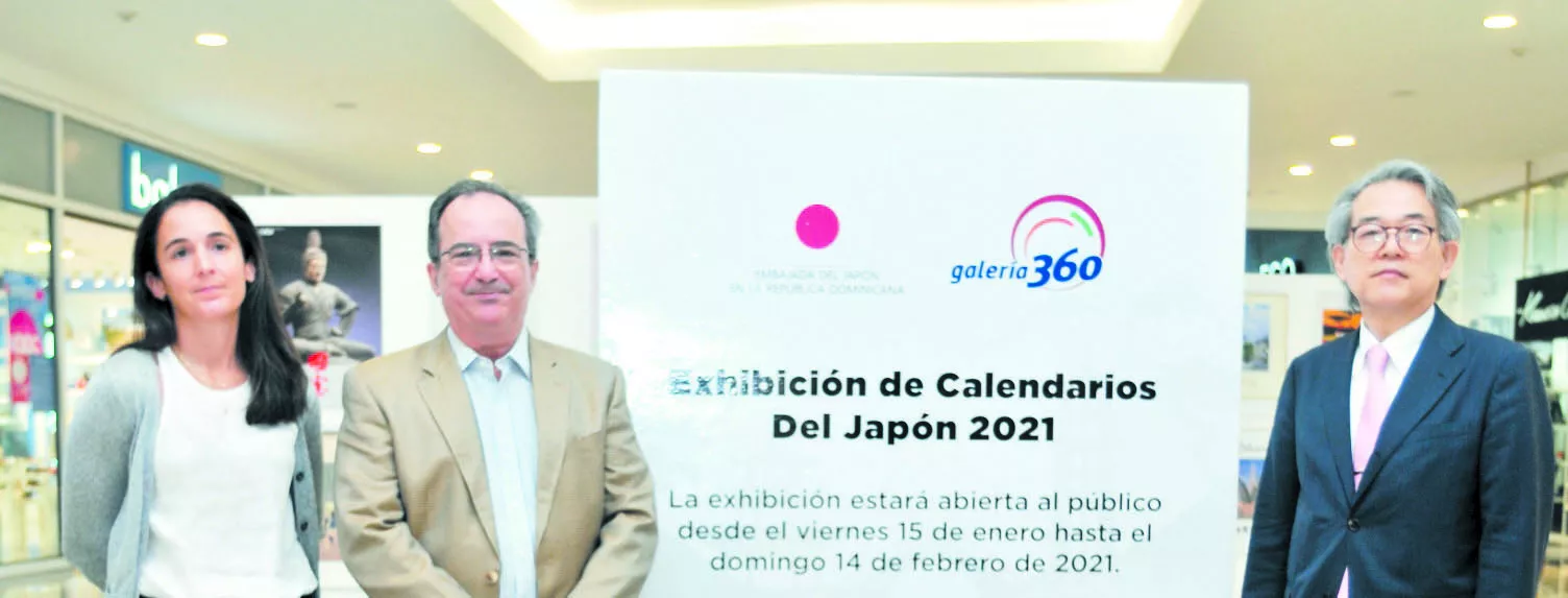 Laura García, Fernando García y Hiroyuki Makiuchi,