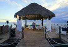 Un muelle para eventos en el hotel Dreams Dominicus La Romana