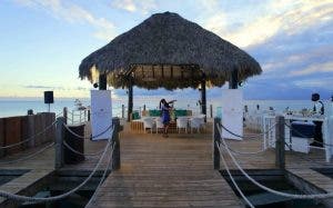 Un muelle para eventos en el hotel Dreams Dominicus La Romana