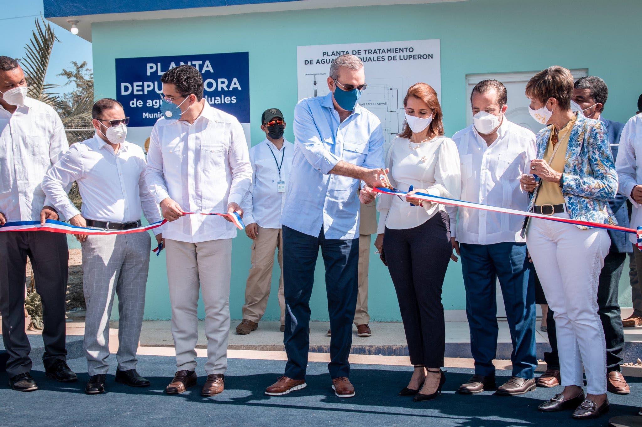 Abinader inaugura planta de tratamiento de agua en Luperón, Puerto Plata