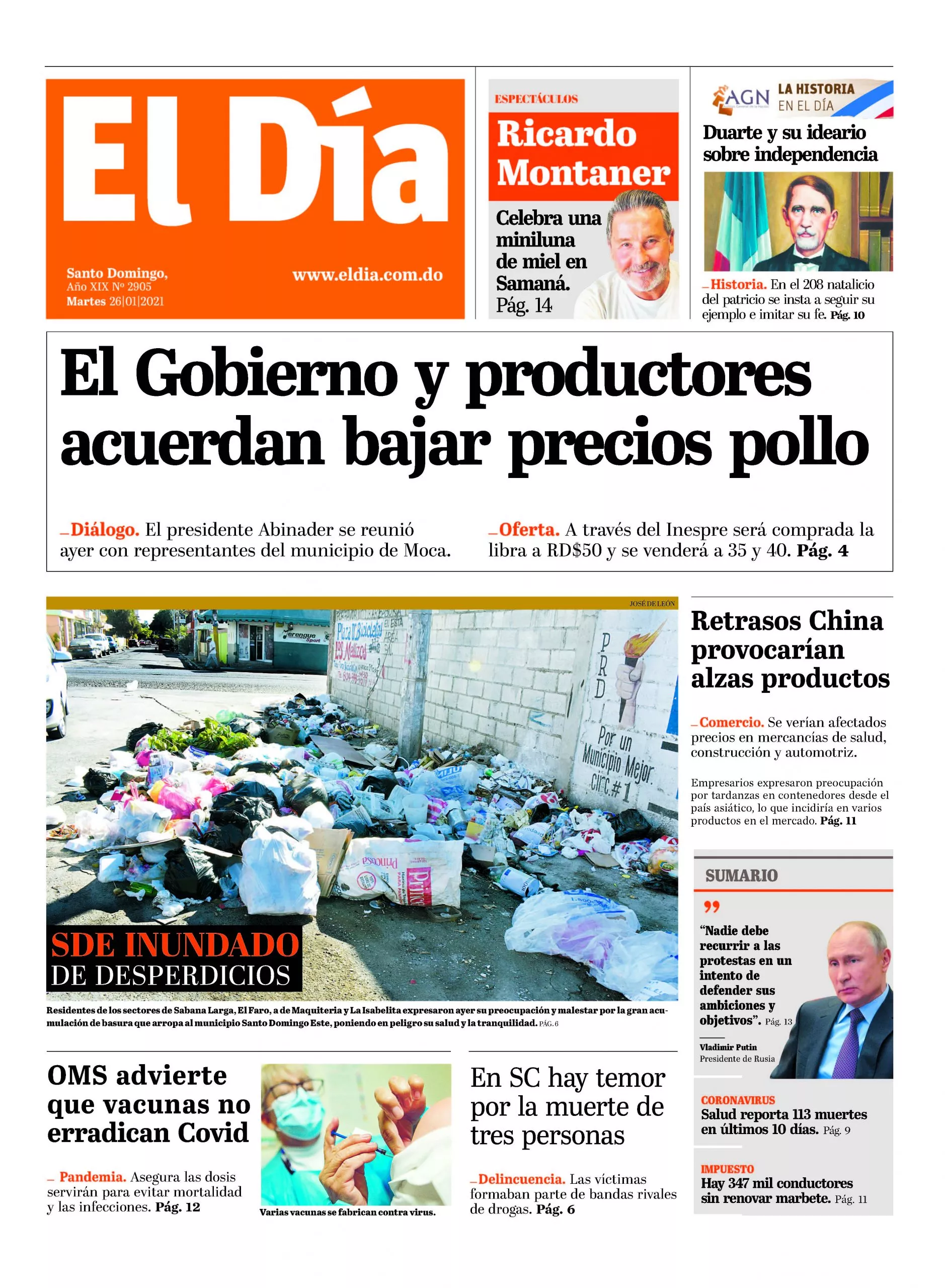 Portada impresa