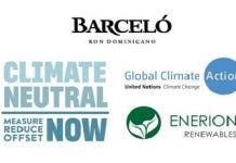 Ron Barceló se suma a iniciativa ONU cambio clima