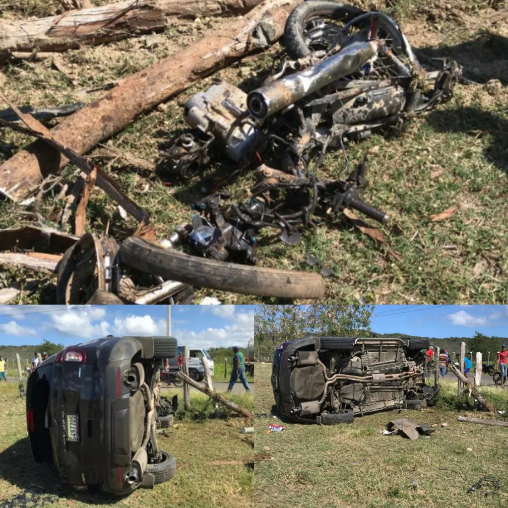 Choque de yipeta y motocicleta deja dos muertos en Puerto Plata