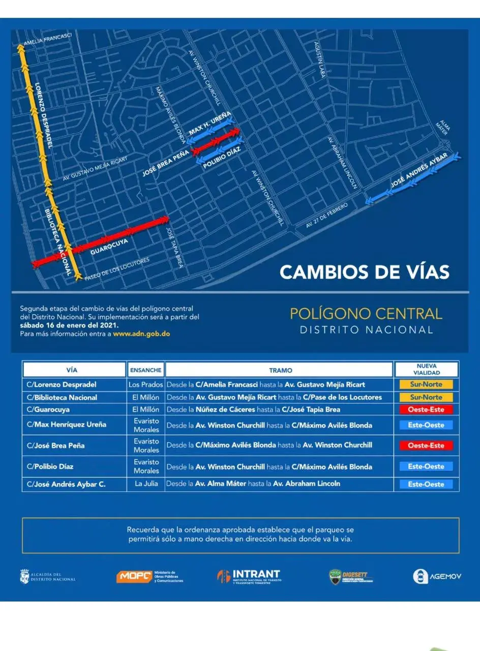 Ayuntamiento DN inicia segunda etapa cambio patrón vial en polígono central