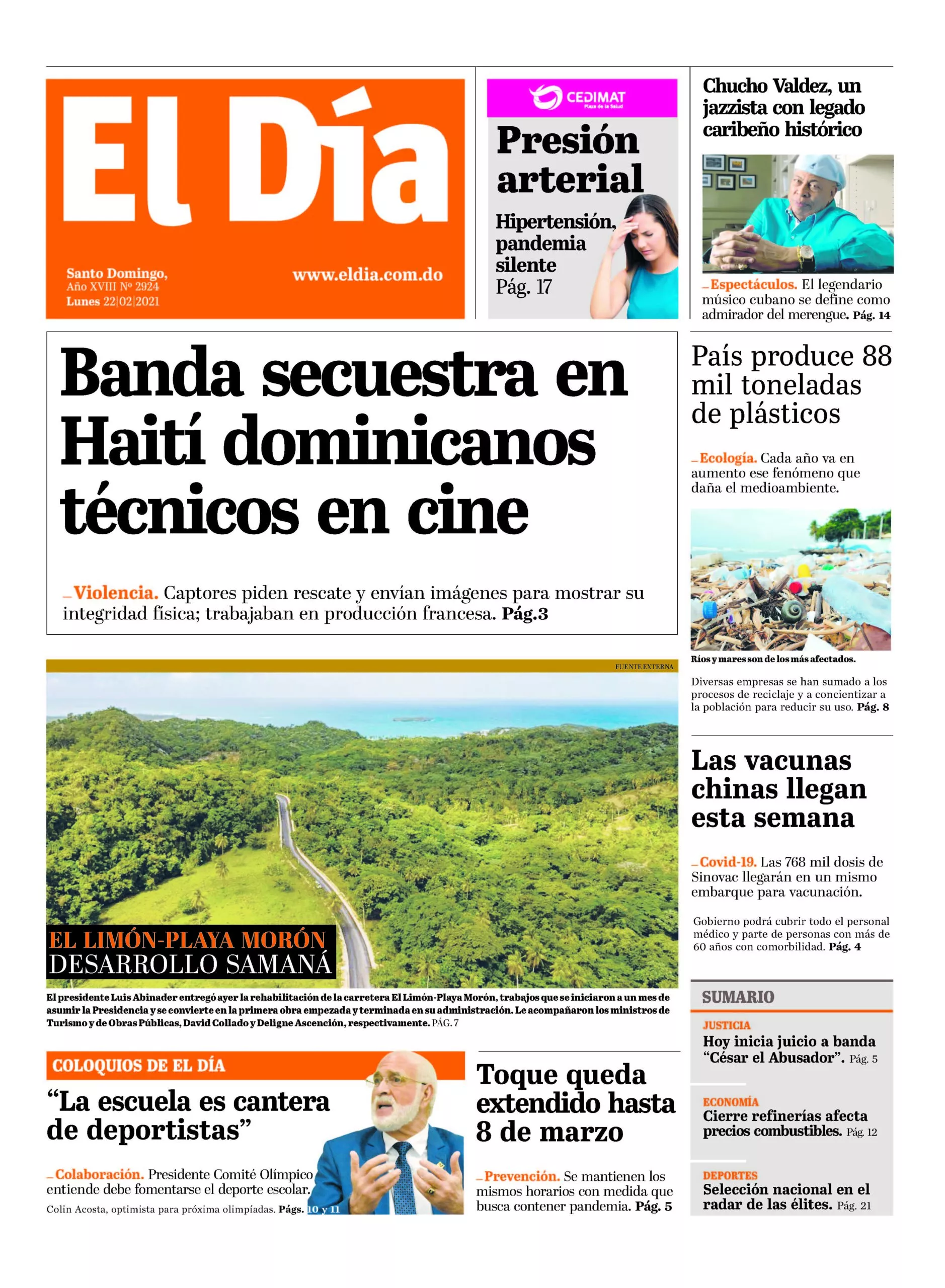 Portada impresa