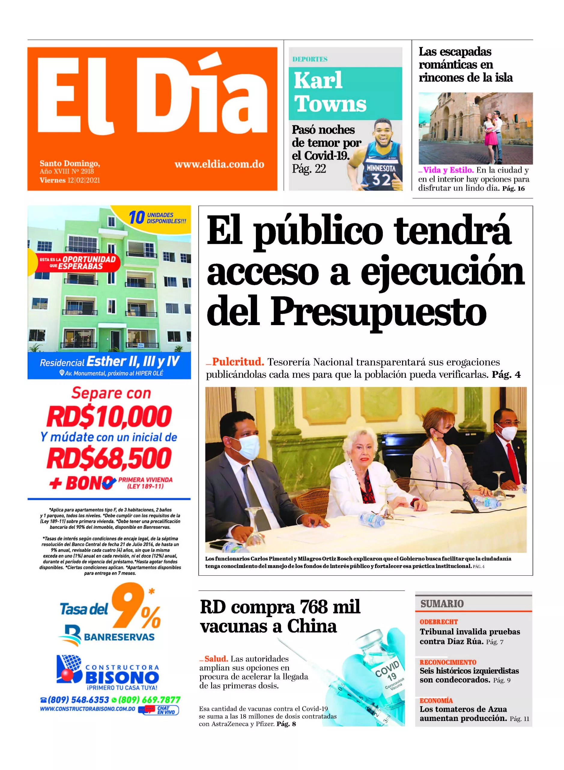 Portada impresa