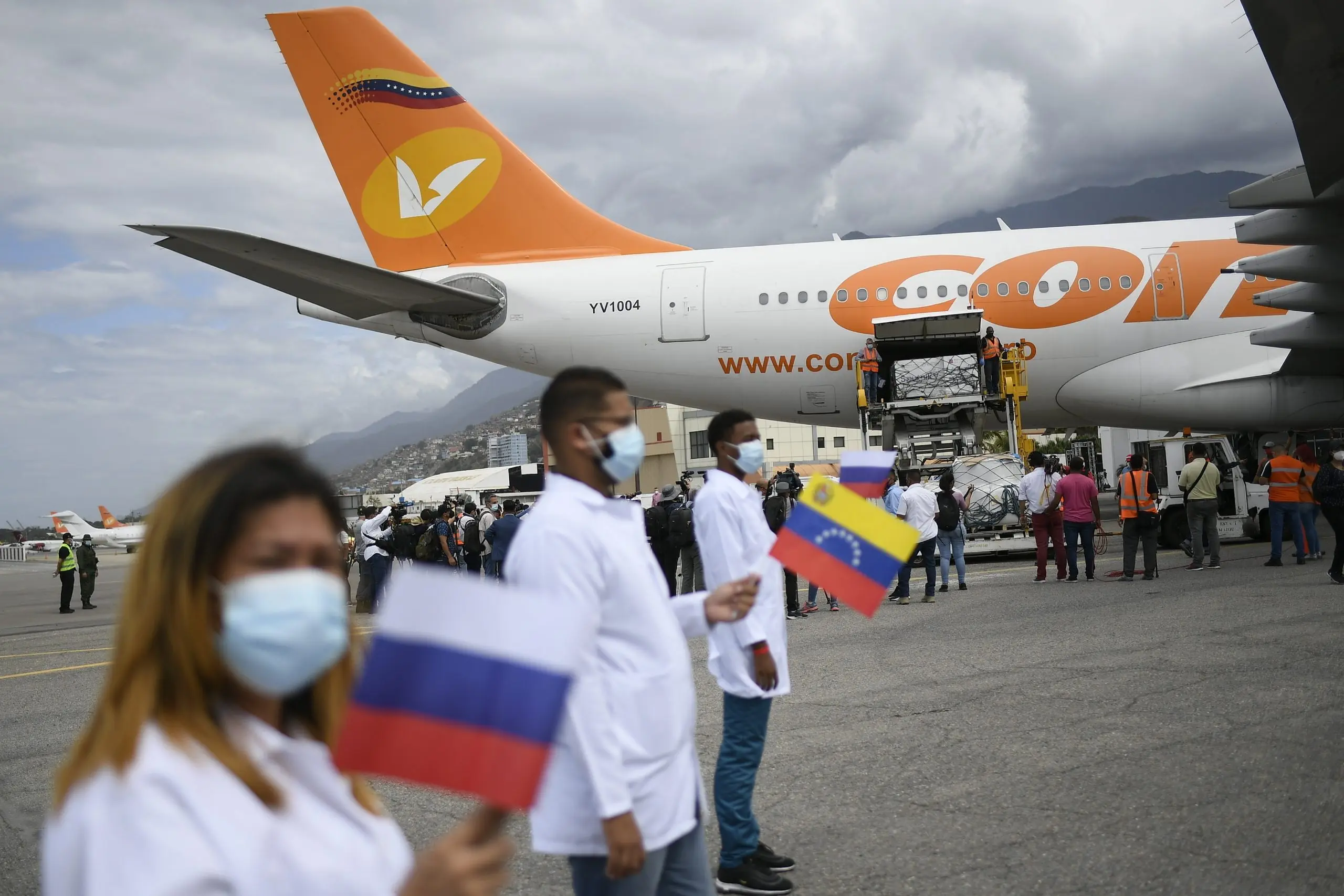 Llega a Venezuela el primer lote de vacunas contra la covid-19 de Sputnik V