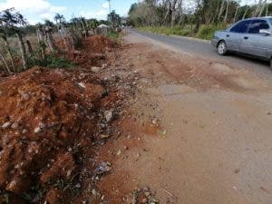 Comunidades de Monte Plata demandan a Obras Públicas reparación carretera