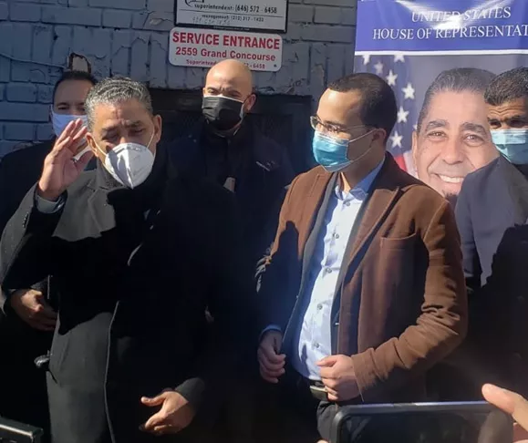 Congresista reitera apoyo a Oswald Féliz para concejal distrito 15 en El Bronx