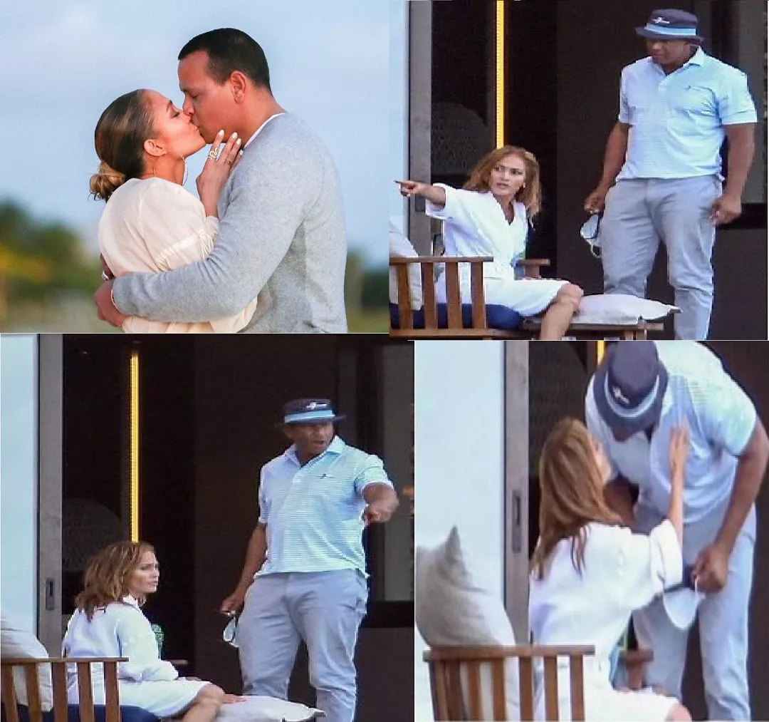 Te mostramos las imágenes de Jlo y Arod  cachados en amor