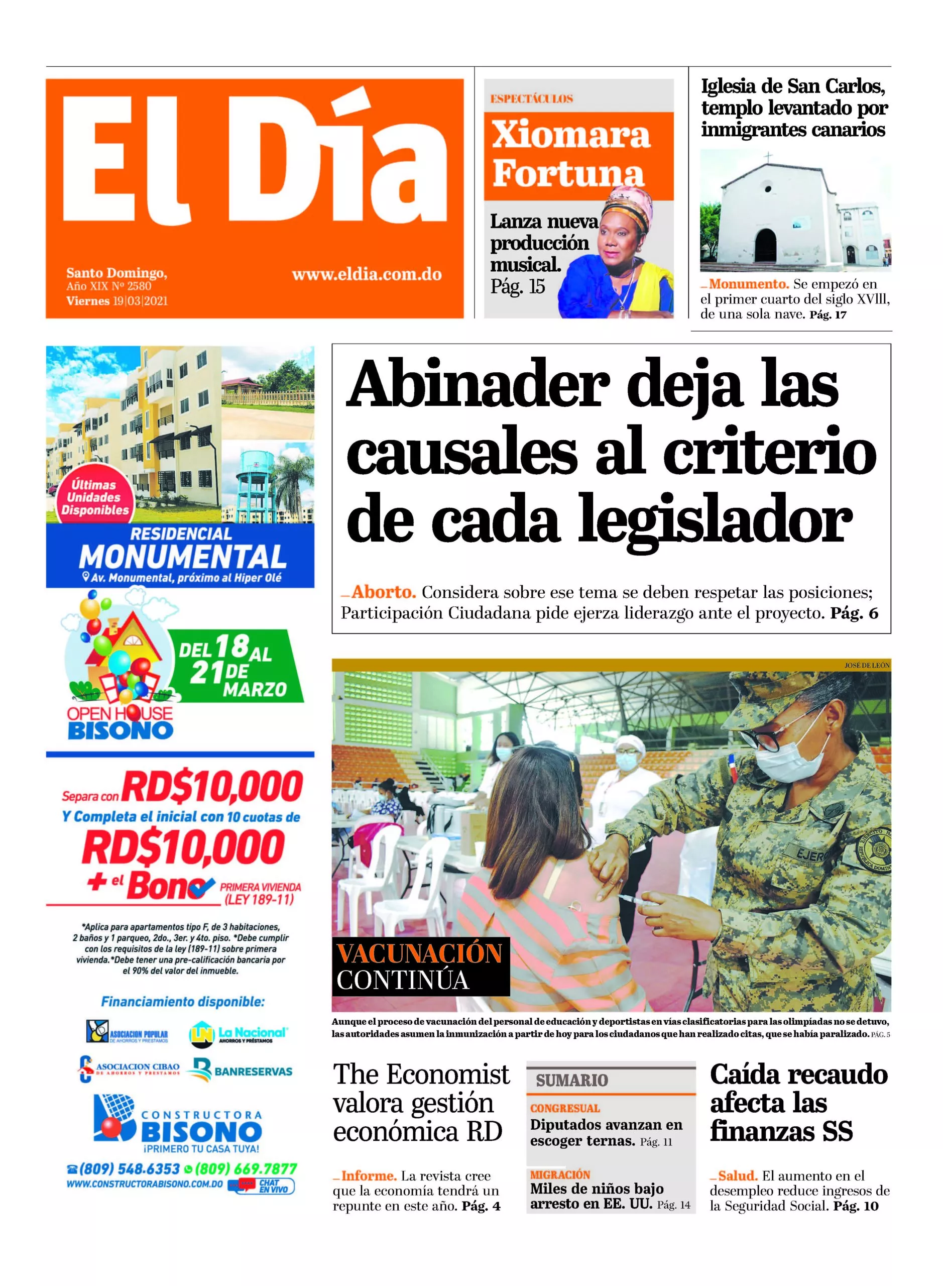 Portada impresa