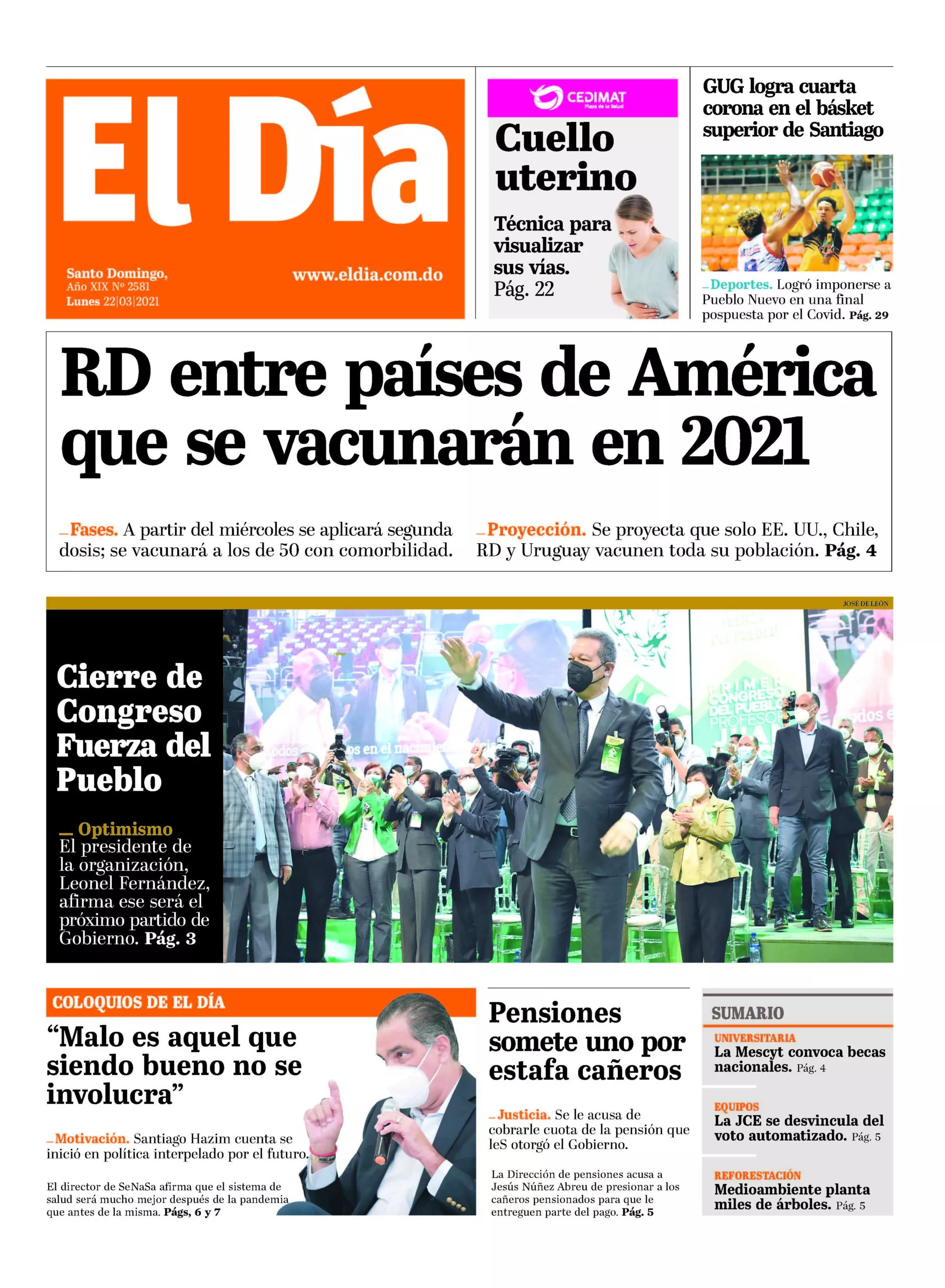 Portada impresa