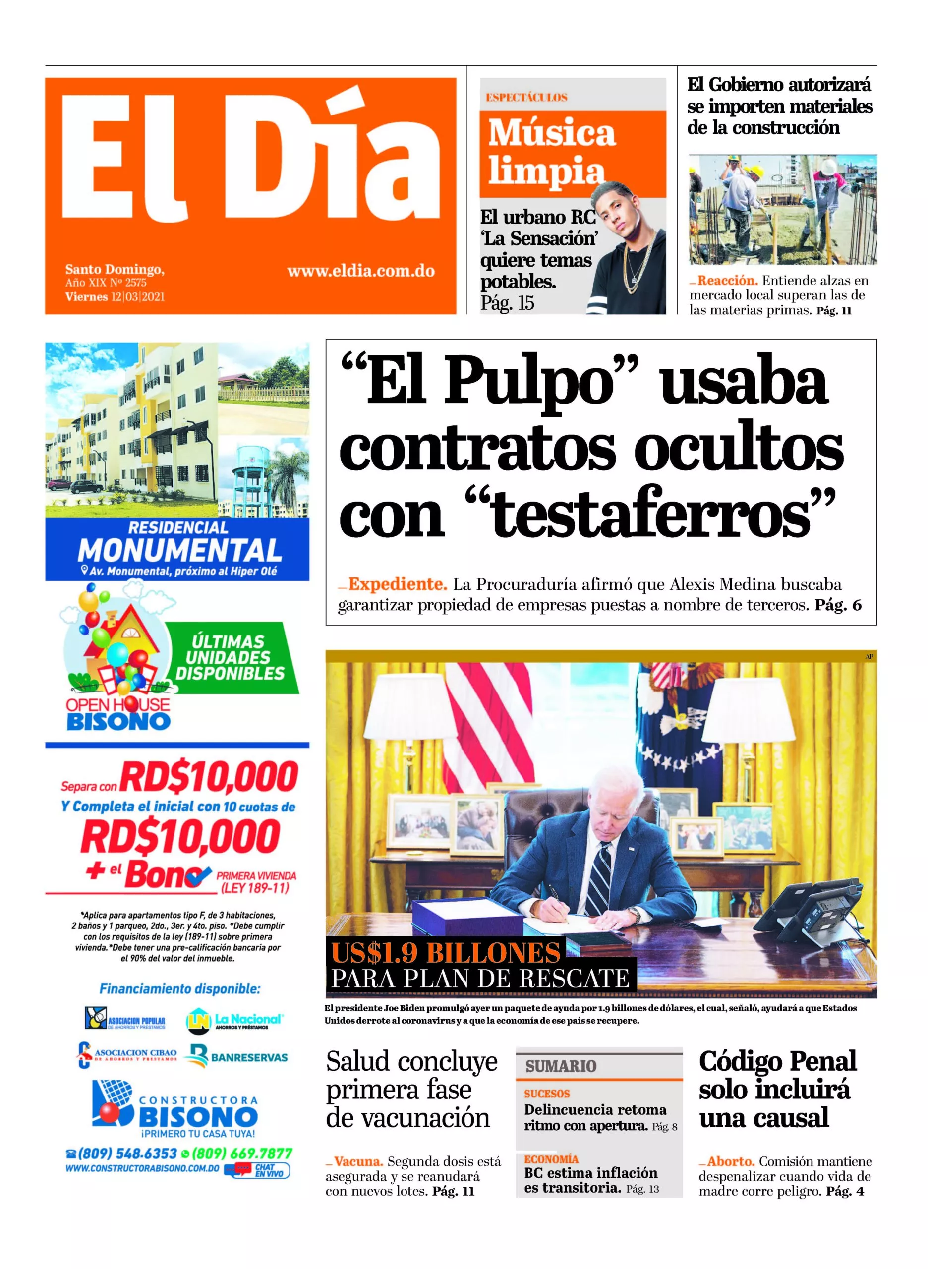 Portada impresa