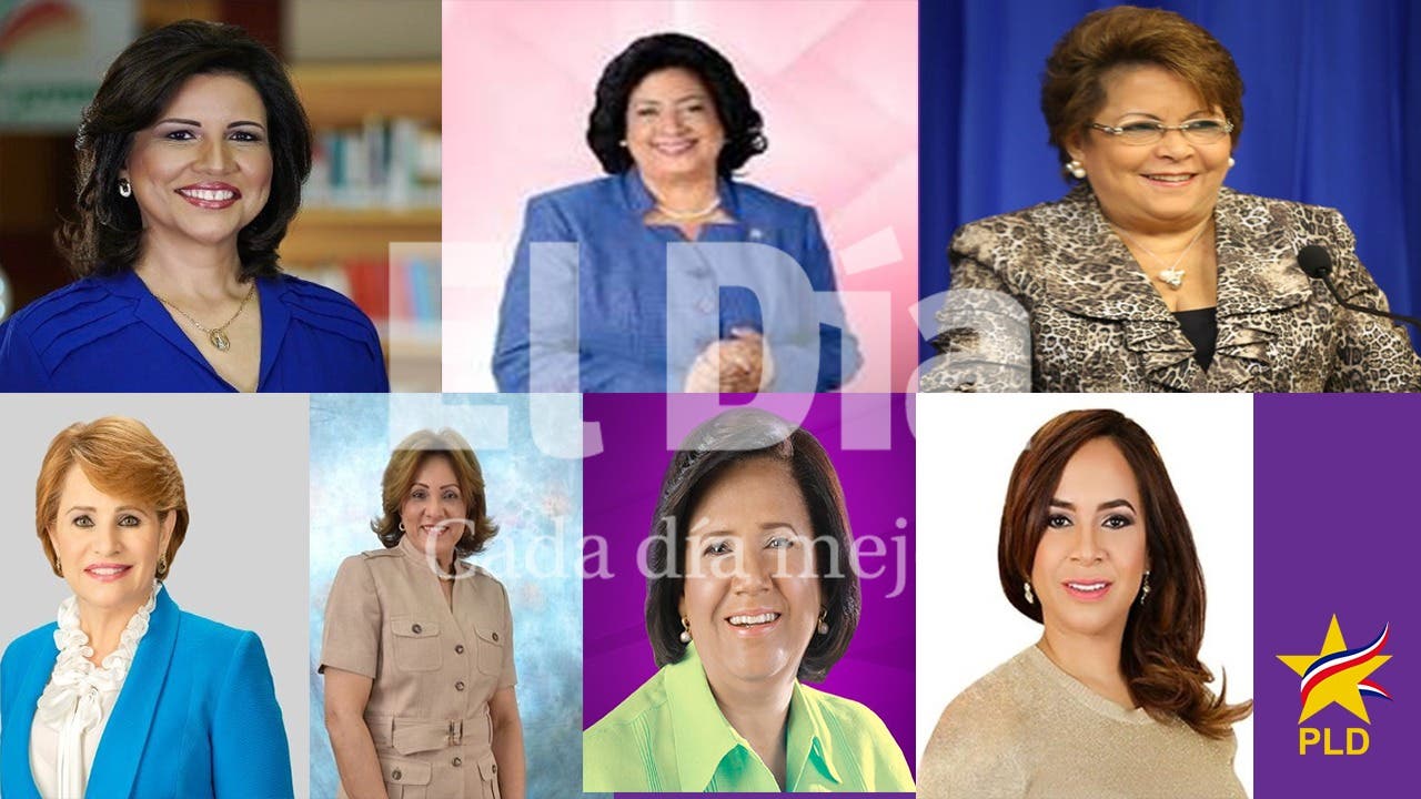 Conozca las 7 mujeres que forman parte Comité Político del PLD