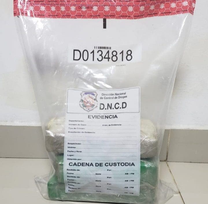 DNCD apresa haitiano con tres kilos de cocaína en Higüey