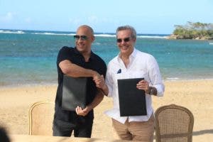 Abinader anuncia creación de estudio de cine dirigido por Vin Diesel en Puerto Plata  