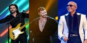 Juanes, Ricky Martin y Pitbull actuarán en los Latin American Music Awards