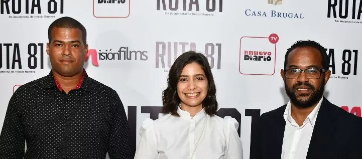 Firian Ramírez, Juandhy Santos y Héctor Romero.