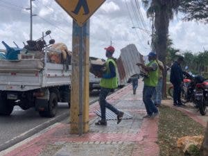 Alcaldía SDE detiene ocupación ilegal en avenida Ecológica