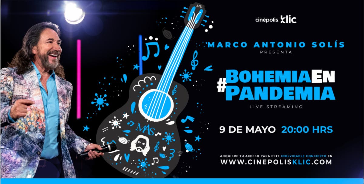 Marco Antonio Solís «El Buki», ofrecerá concierto streaming el 9 de mayo