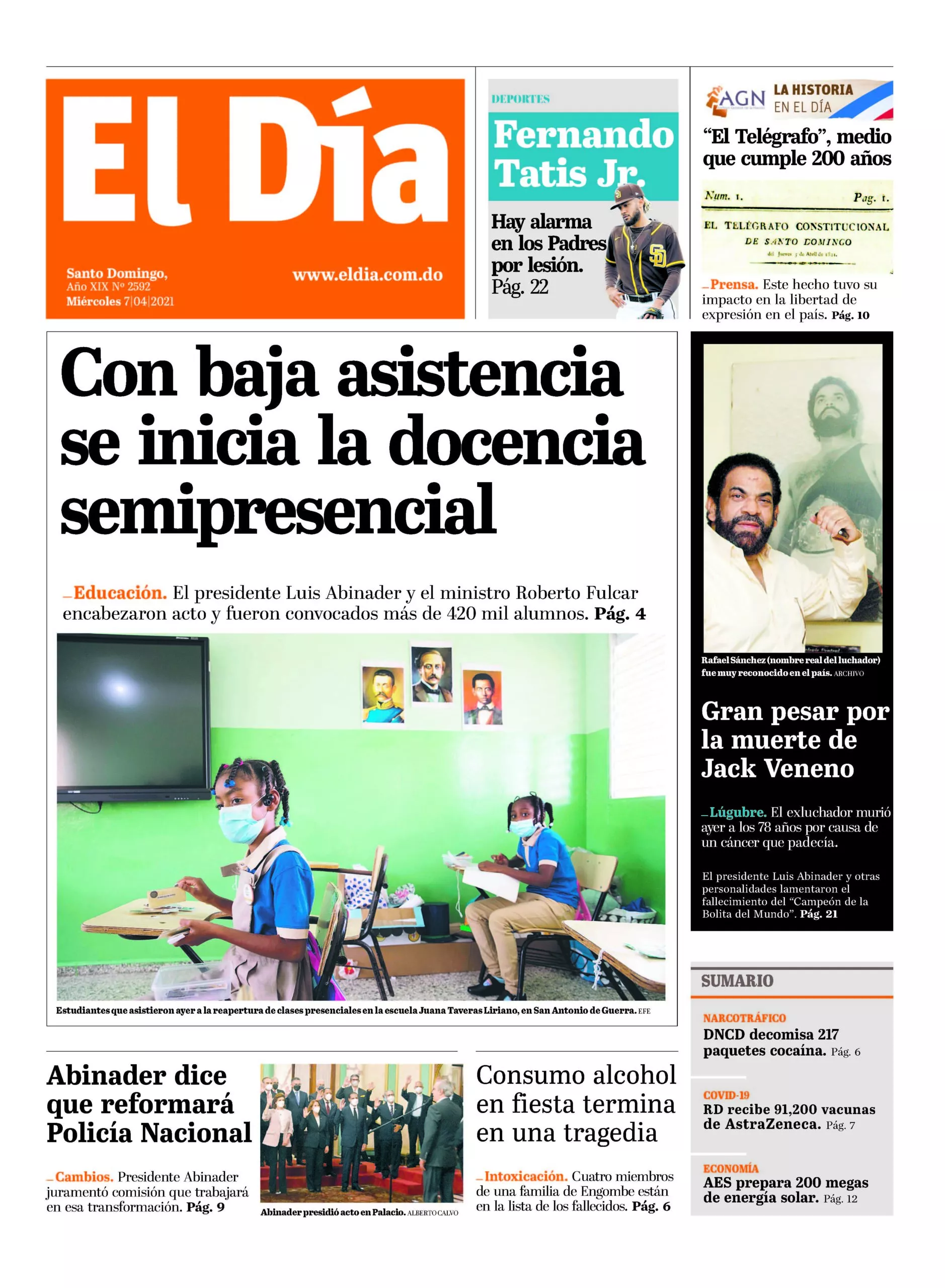 Portada impresa