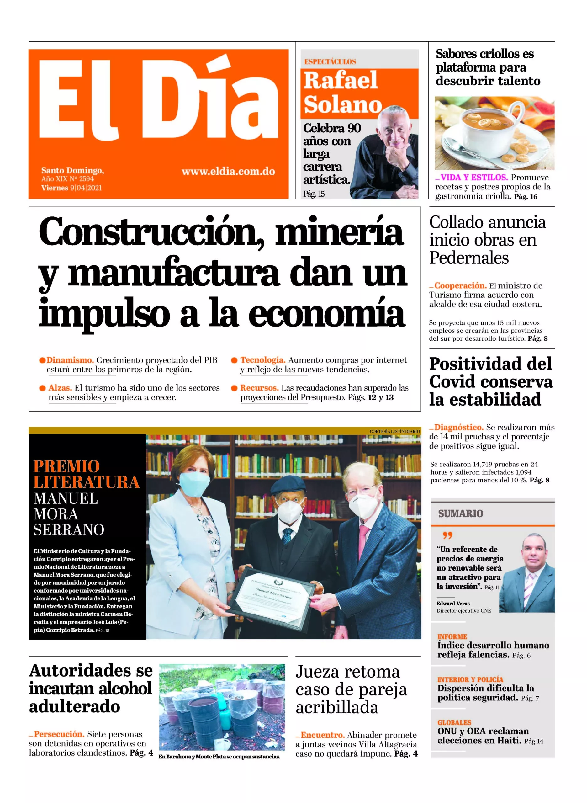 Portada impresa
