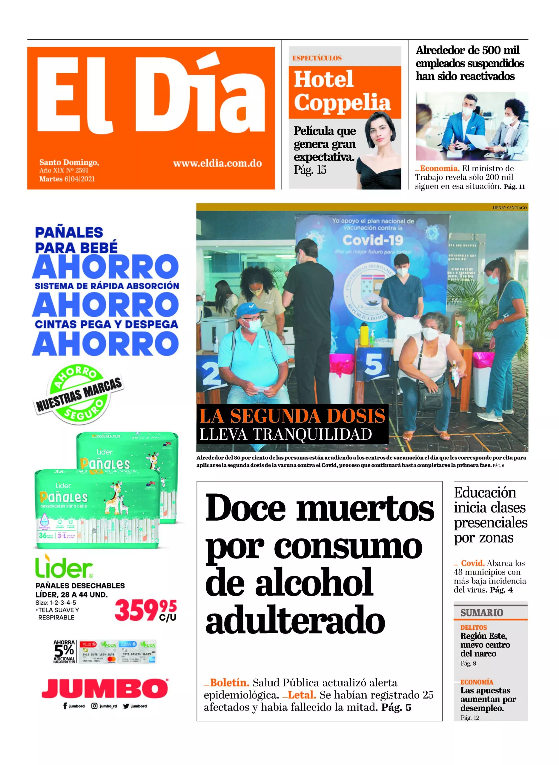 Portada impresa