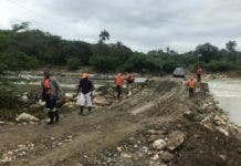 Restablecen paso a comunidades estaban aisladas tras crecida río Bajabonico 