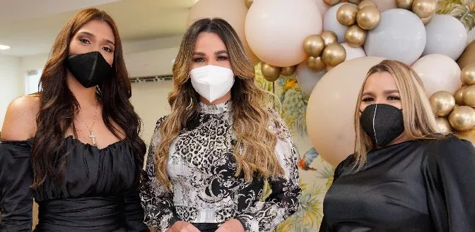 Karaimy Pérez, Luz García y Estefanie Guerrero.