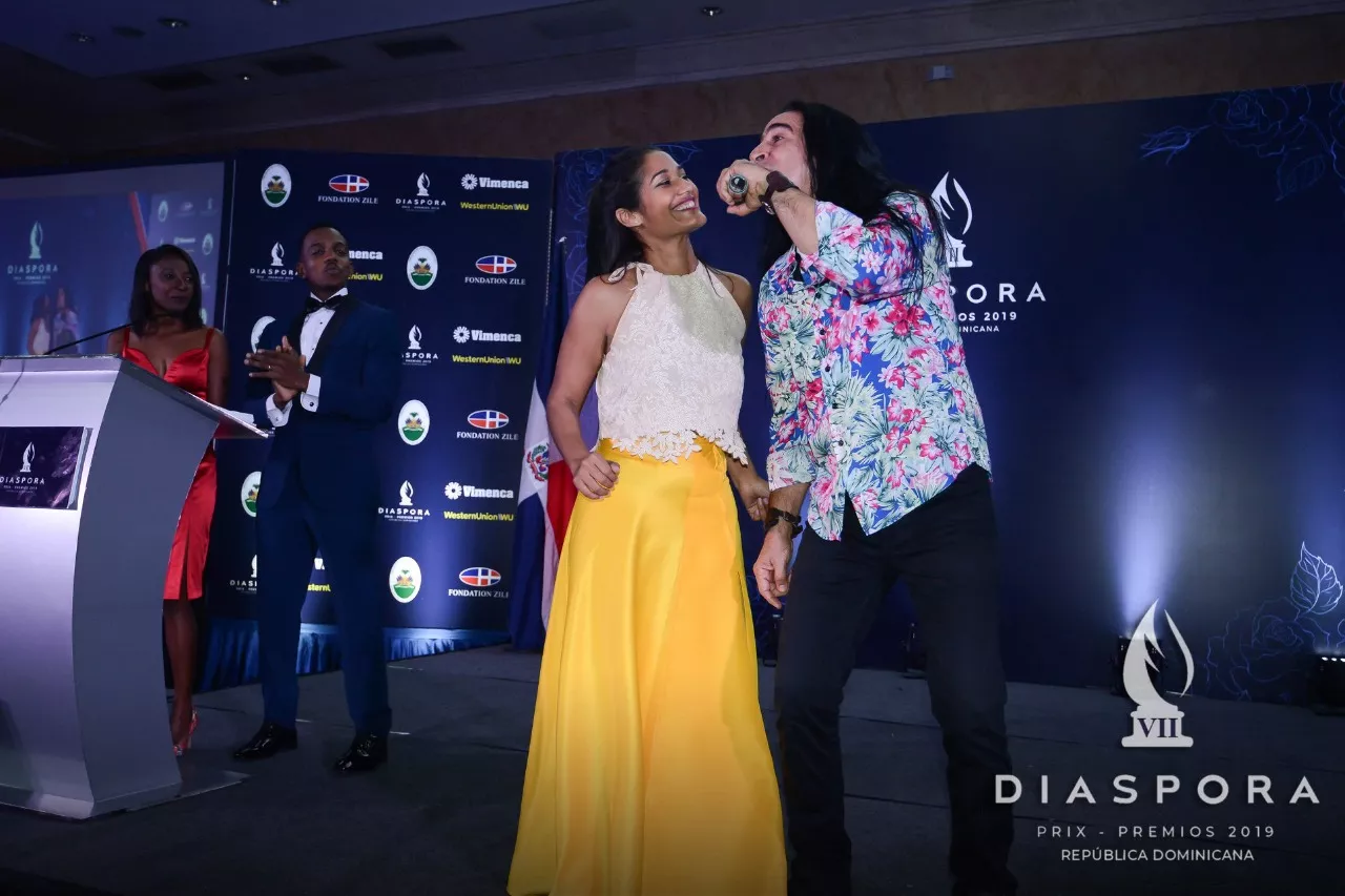Thaina Corvington de Haiti y Roldan Marmol de RD