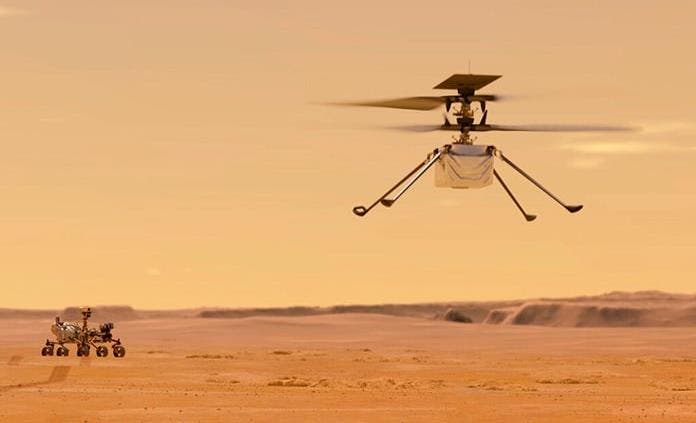 La NASA pospone histórico vuelo de su helicóptero Ingenuity en Marte