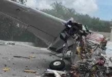 Tres muertos al estrellarse avioneta en Florida
