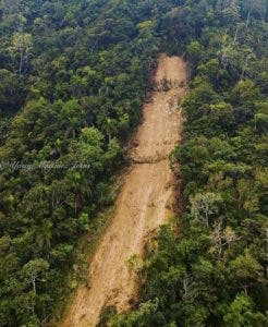 Otro derrumbe en Loma Isabel de Torres tras intensas lluvias en Puerto Plata