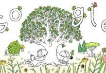 Google celebra el Día de la Tierra con un doodle artístico