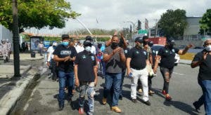 Demandas y reclamos son llevadas esta mañana frente al Palacio Nacional